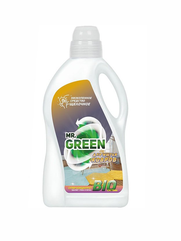 Средство для мытья ковров MR.GREEN BIO System низкопенное щелочное MR. GREEN арт.40945 оптом_фото1