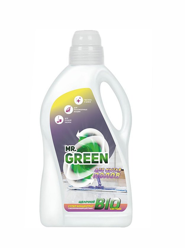 Средство для мытья полов MR.GREEN BIO System "Усиленная формула" MR. GREEN арт.70288 оптом_фото1