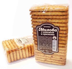 Печенье "Милова" с орехами и изюмом Милова арт. оптом_фото1