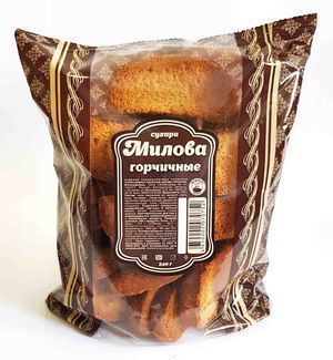 Сухари "Милова" горчичные Милова арт. оптом_фото1