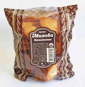 Сухари "Милова" ванильные Милова арт. оптом_фото1