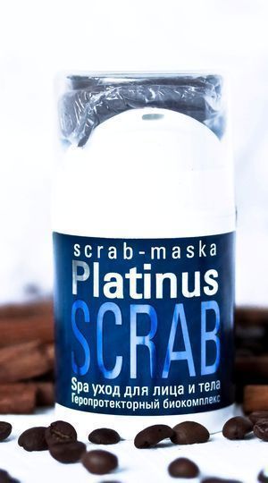 Скраб - маска Platinus, для лица и тела. БиоХимЭкспо арт.4670017030091 оптом_фото1