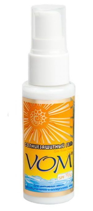 Солнцезащитный гель VOM с 30 SPF БиоХимЭкспо арт.4670017030220 оптом_фото1