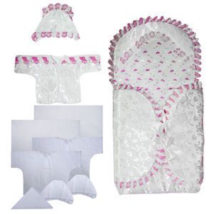 Комплект на выписку 11-ти предм (жаккард) Детки арт.01104/1-16 лето 			 оптом_фото1