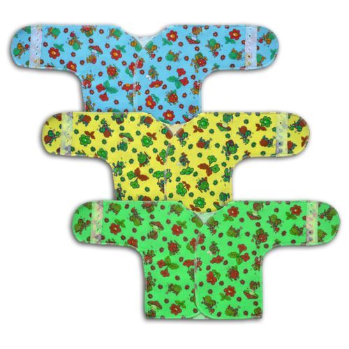 Распашонка универсальный рукав (фланель) 100% х/б 																		 Детки арт.02101-07			 оптом_фото1