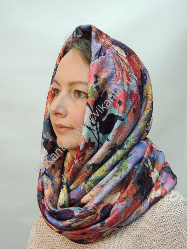 Хомут-снуд 5, трикотаж Vi kante арт. оптом_фото1