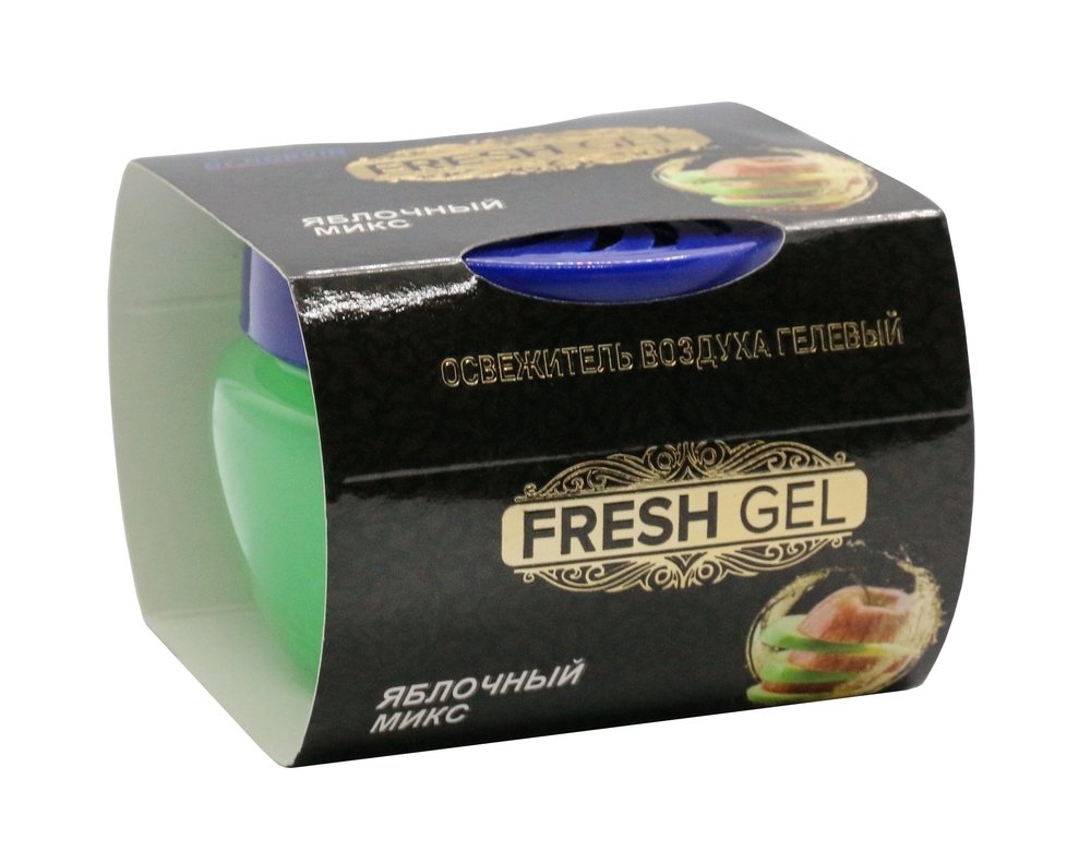 Гелевый освежитель воздуха Яблочный микс 120 гр Dr. Norvin арт.2492 оптом_фото1