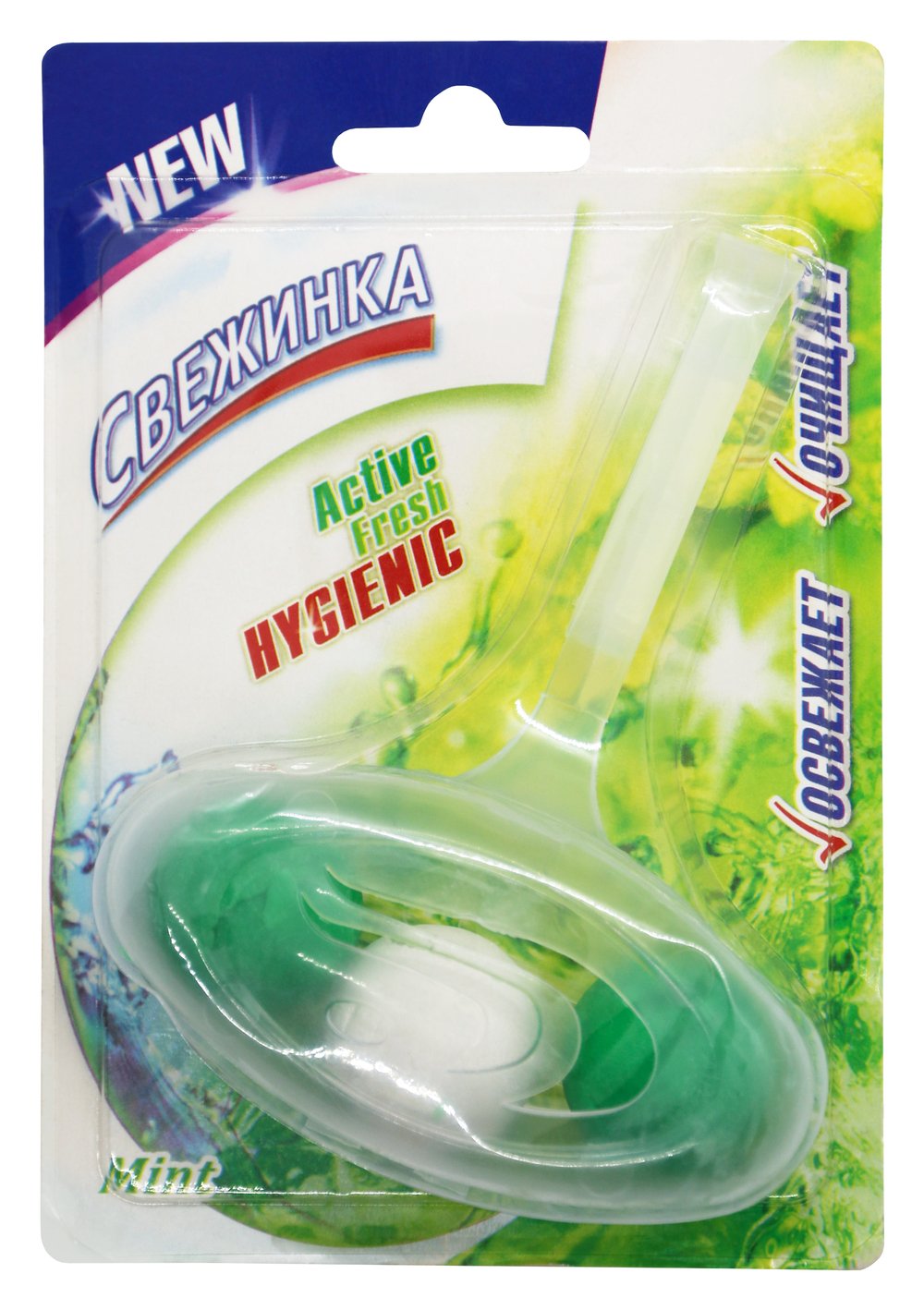 Освежитель - Блистер WC шариковый, мята, 40 гр Свежинка арт.1986 оптом_фото1