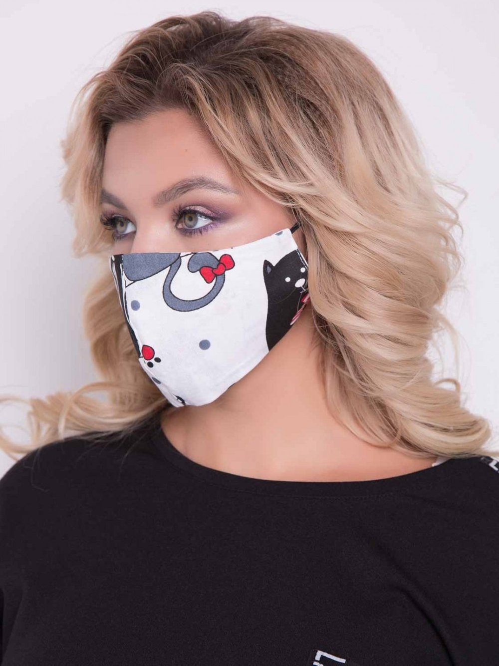 Маска защитная 801/2 Леди Агата арт.801/2 оптом_фото1