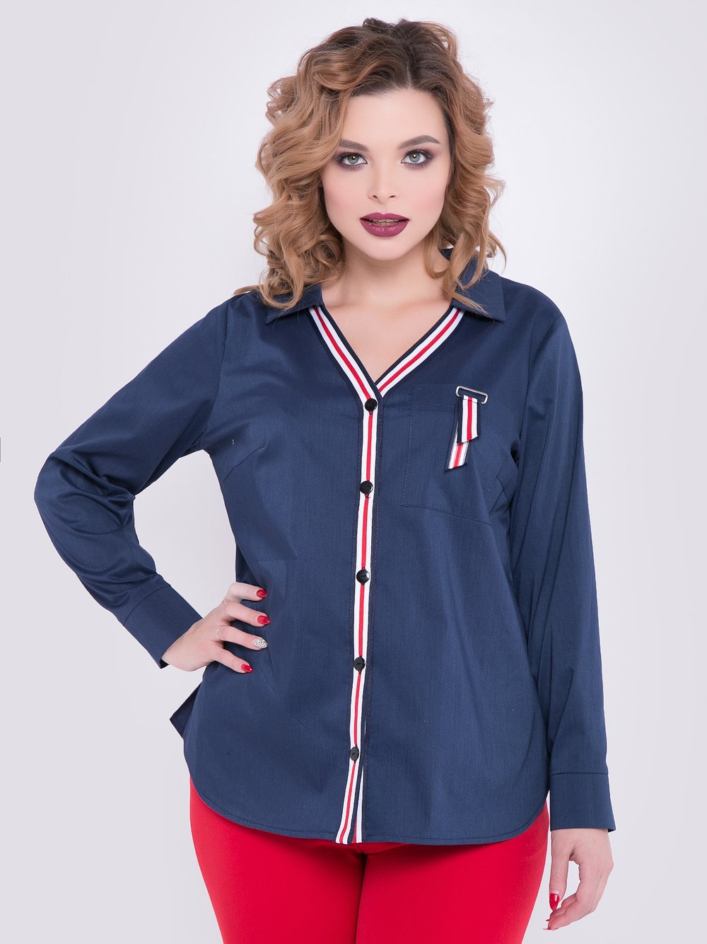 Рубашка П-1637/2 Леди Агата арт.П-1637/2 оптом_фото1