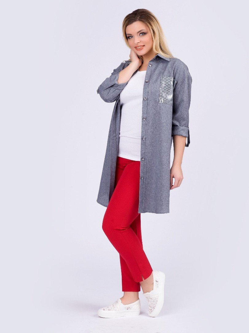 Блузка П-1493/1 Леди Агата арт.П-1493/1 оптом_фото3