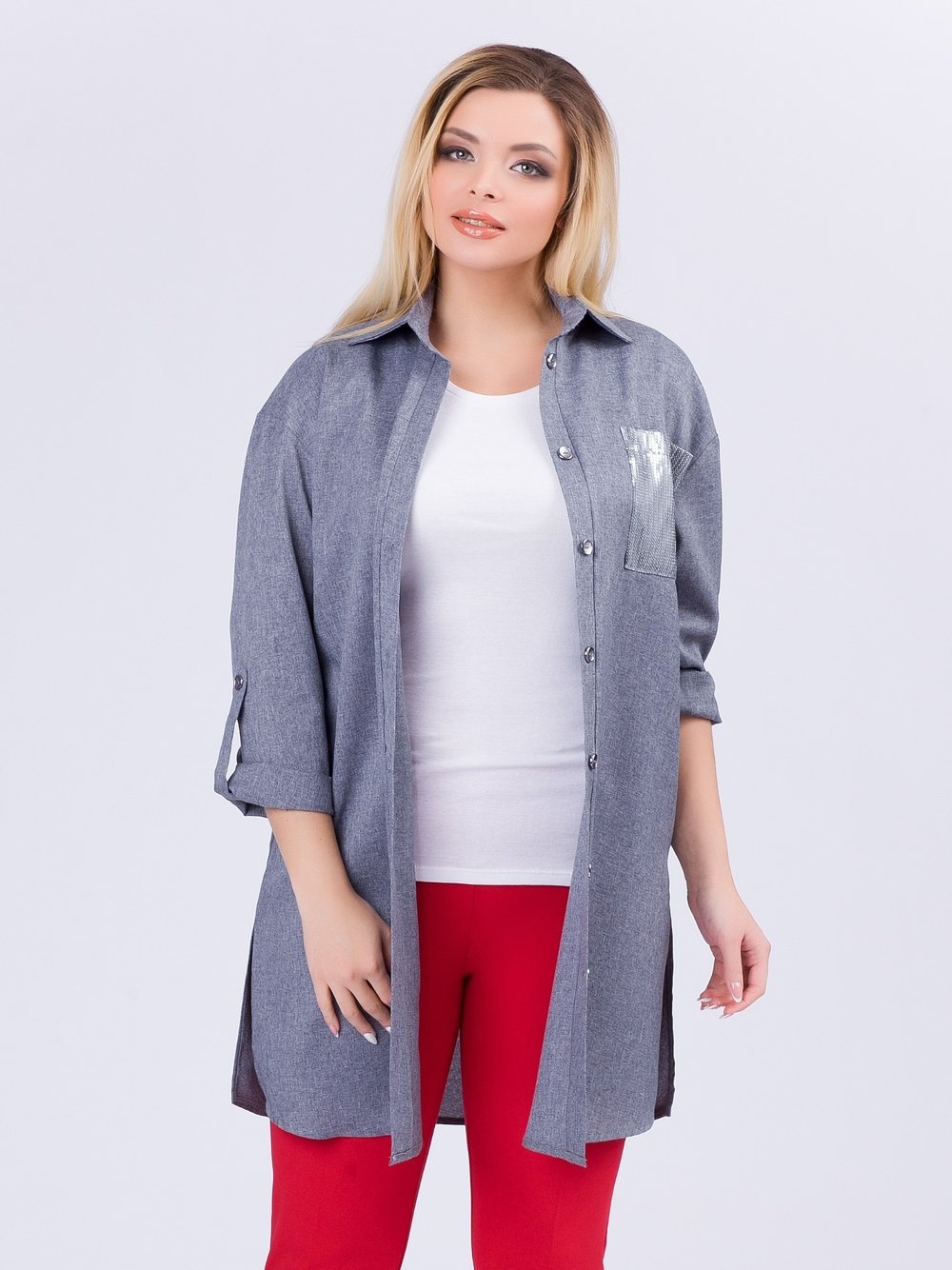 Блузка П-1493/1 Леди Агата арт.П-1493/1 оптом_фото5