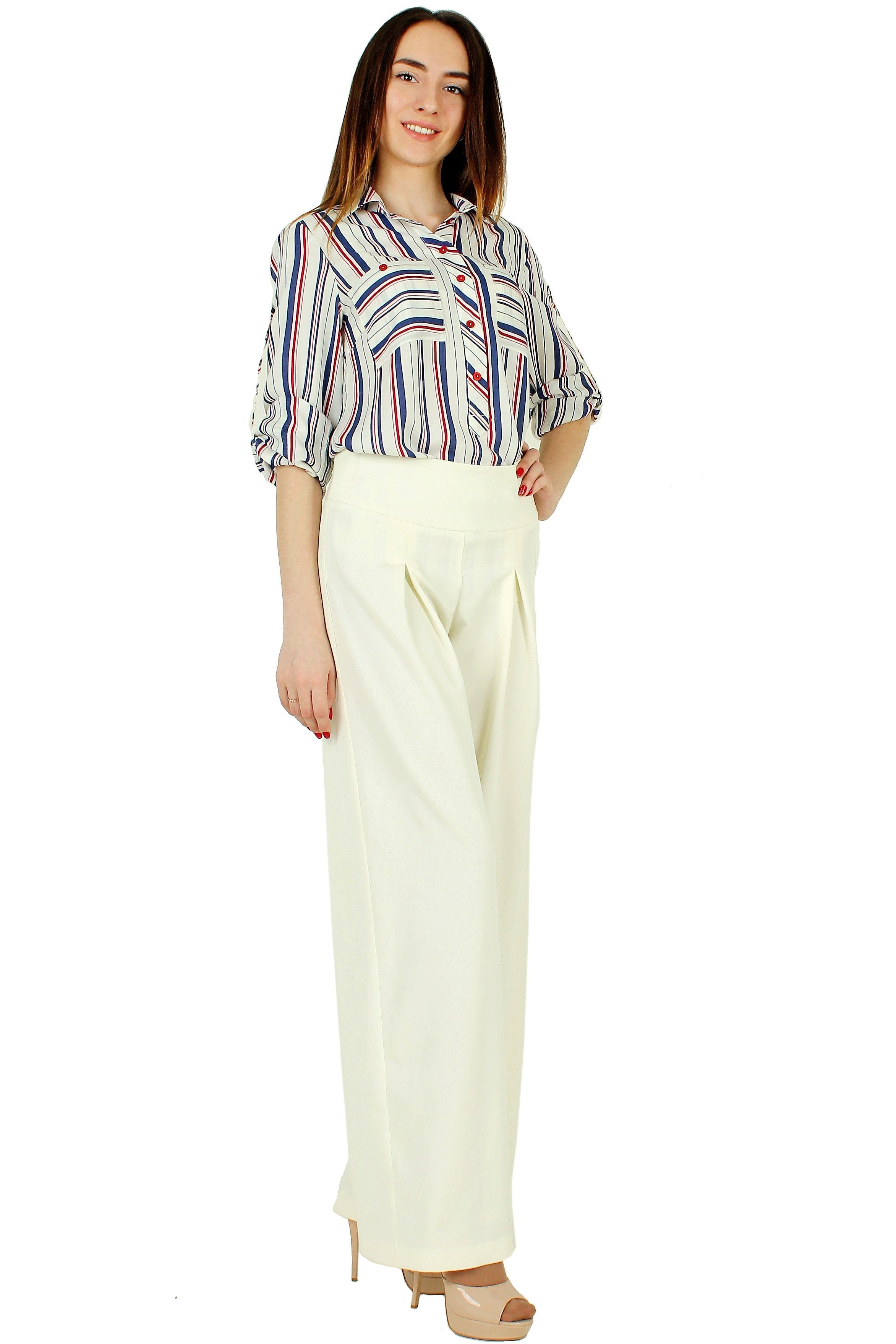 Блузка - рубашка ELIT by Ter-Hakobyan арт.221218 оптом_фото3