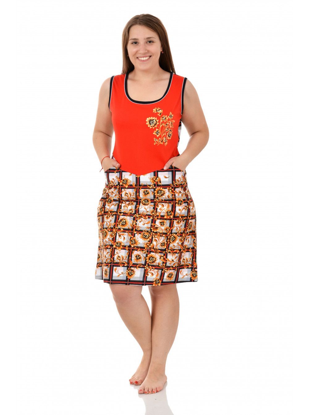 Сарафан женский М0652(Г), кулирка (р.50-60) DAYNATEX арт.м0652(Г) оптом_фото1