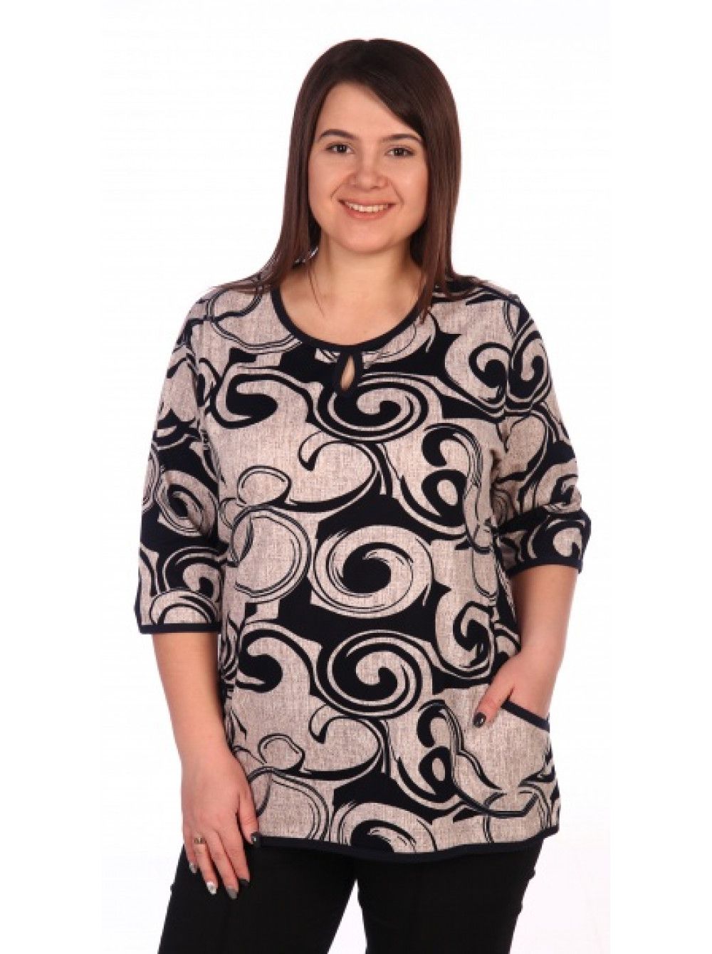 Туника М-284 (К), кулирка (р.50-60) DAYNATEX арт.М-284 (К) оптом_фото4