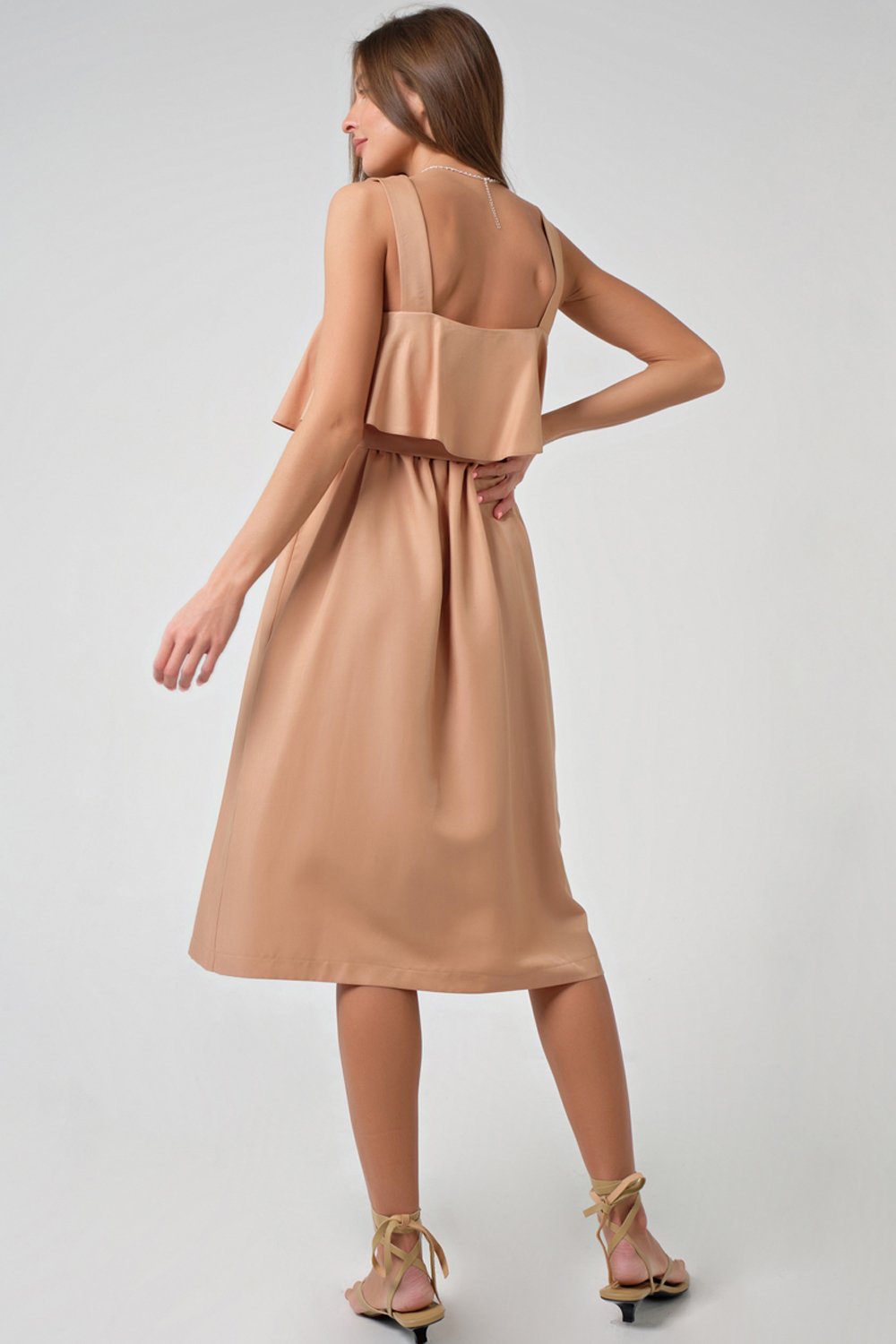 Платье 8148-06 песочный Fly арт.8148-06 оптом_фото2