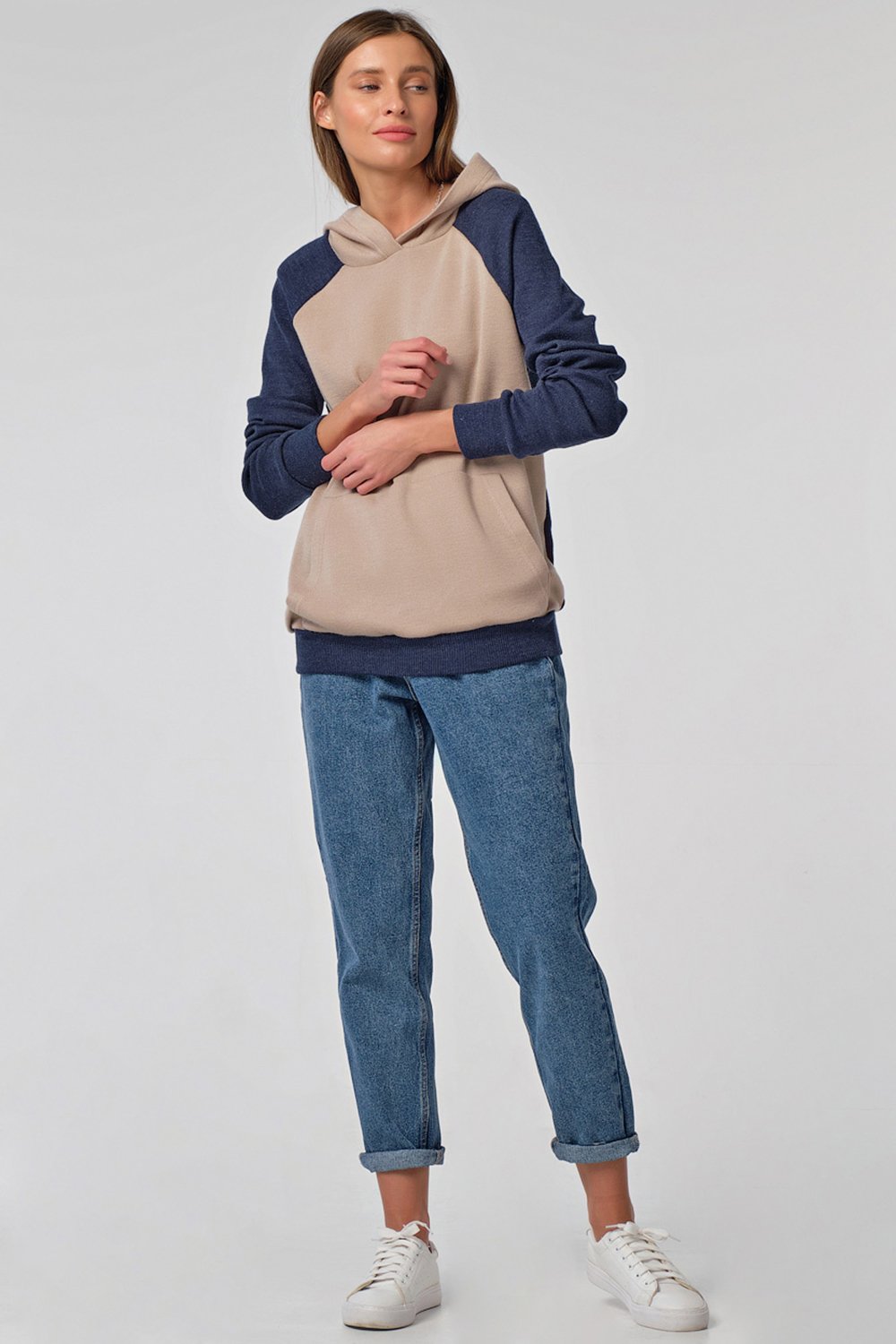 Джемпер 9374-08 синий Fly арт.9374-08 оптом_фото4