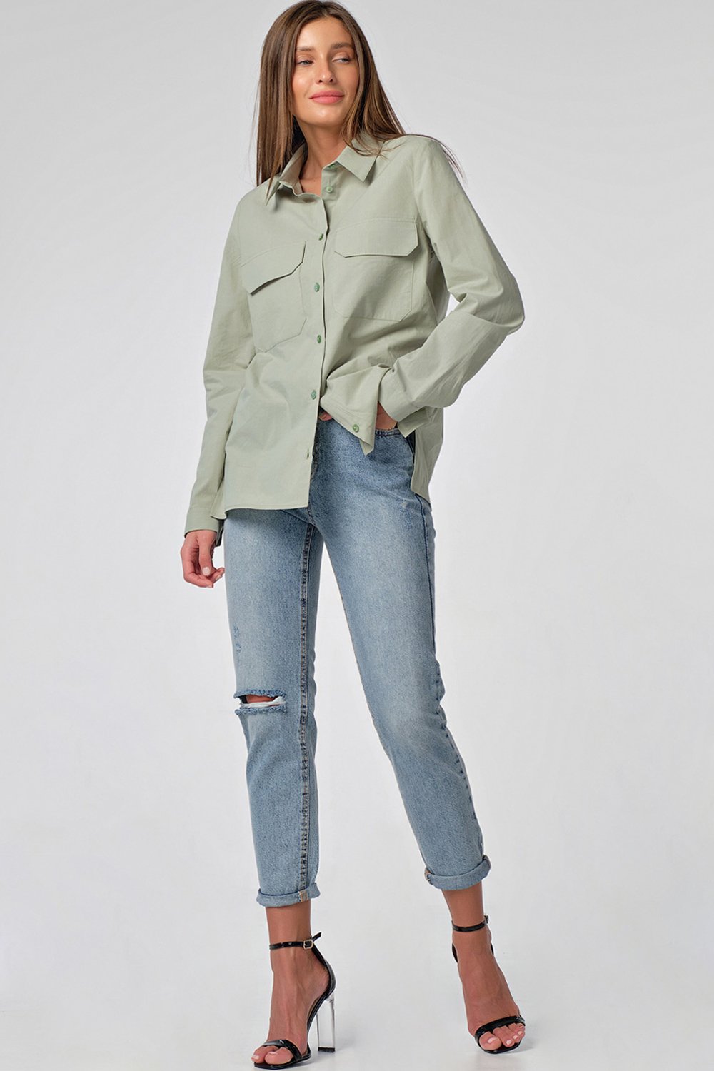 Рубашка 2136-15 Fly арт.2136-15 оптом_фото3