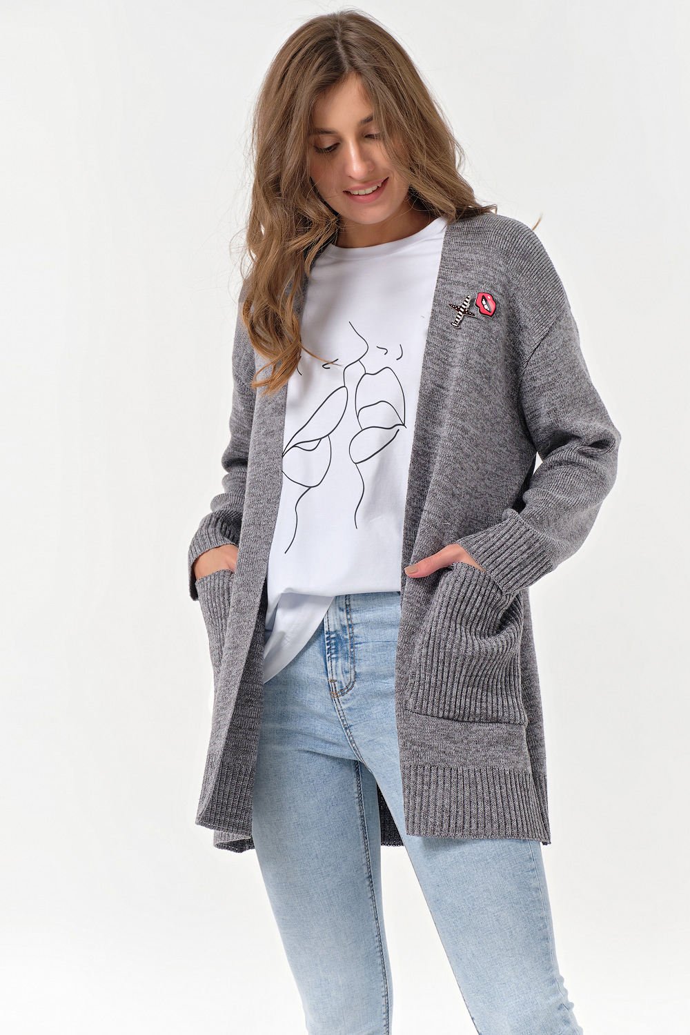 Кардиган 9330-11-01 Fly арт.9330-11-01 оптом_фото3