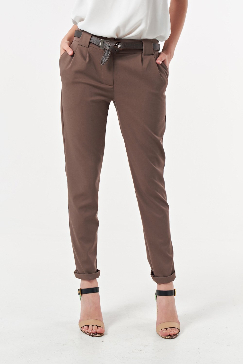 Брюки 453.1-06 мускатный орех Fly арт.453.1-06 оптом_фото3