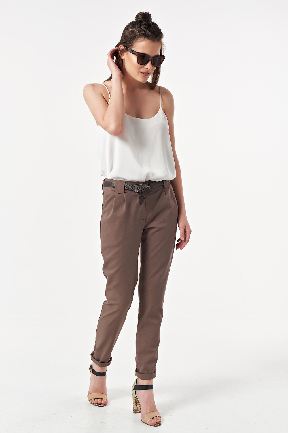 Брюки 453.1-06 мускатный орех Fly арт.453.1-06 оптом_фото4