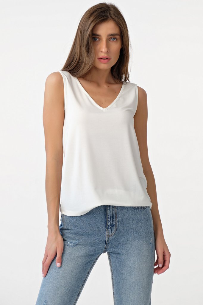 Топ 5106-02 молочный   Fly арт.5106-02 оптом_фото1
