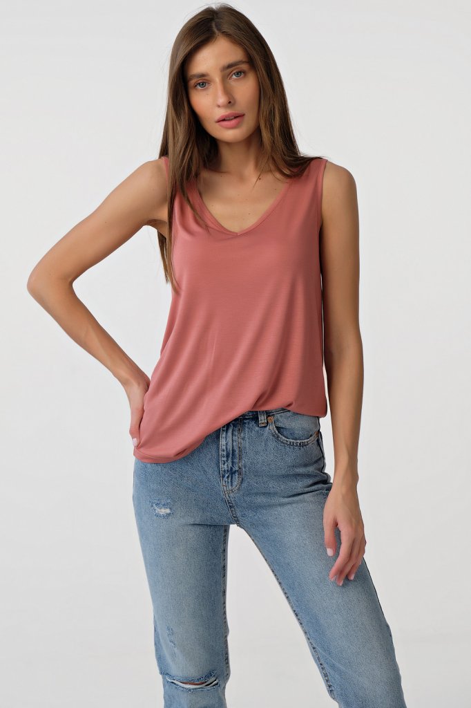 Топ 5106-06 терракотовый   Fly арт.5106-06 оптом_фото1