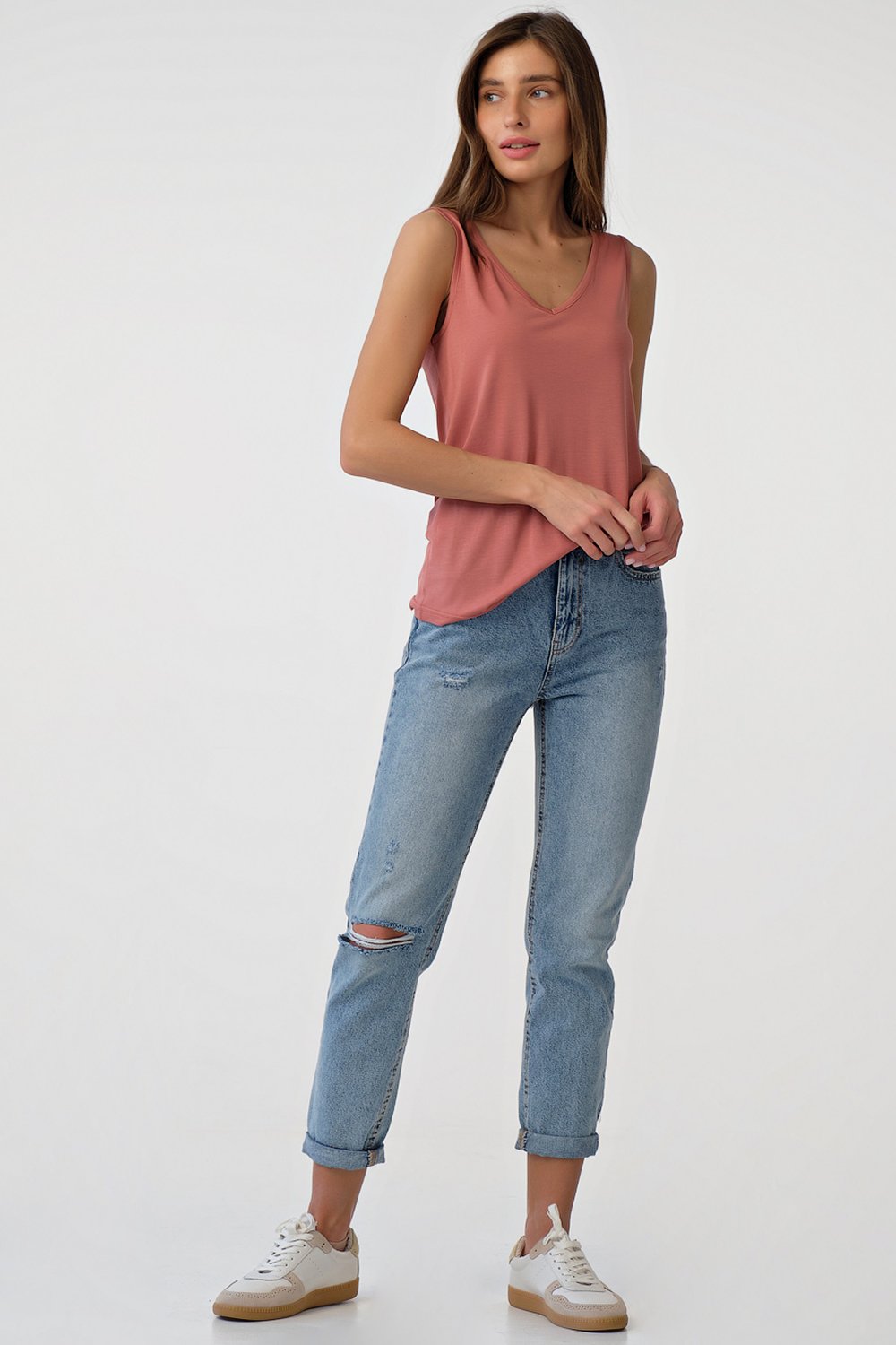 Топ 5106-06 терракотовый   Fly арт.5106-06 оптом_фото4