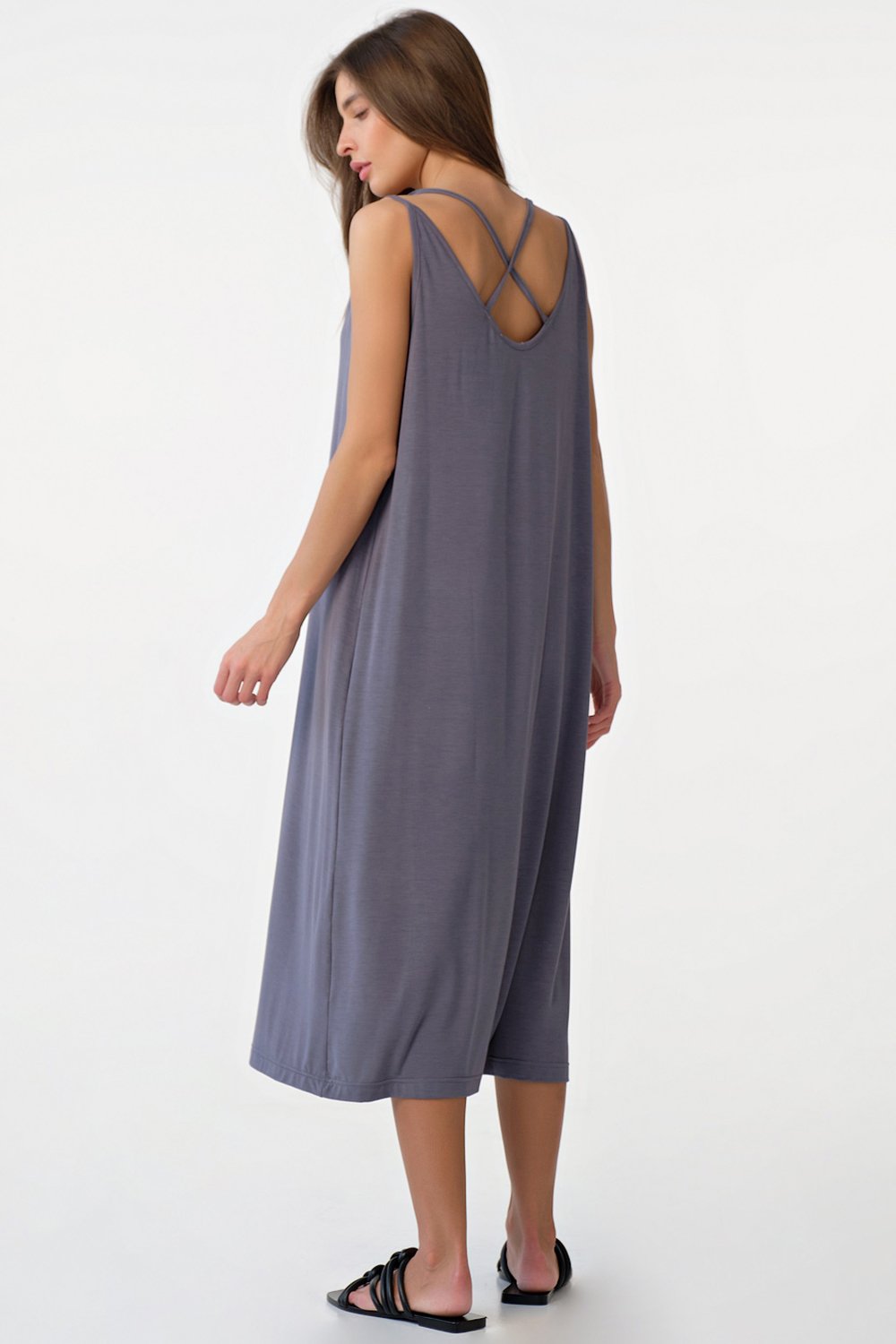 Платье 8177-11-01 серый   Fly арт.8177-11-01 оптом_фото2