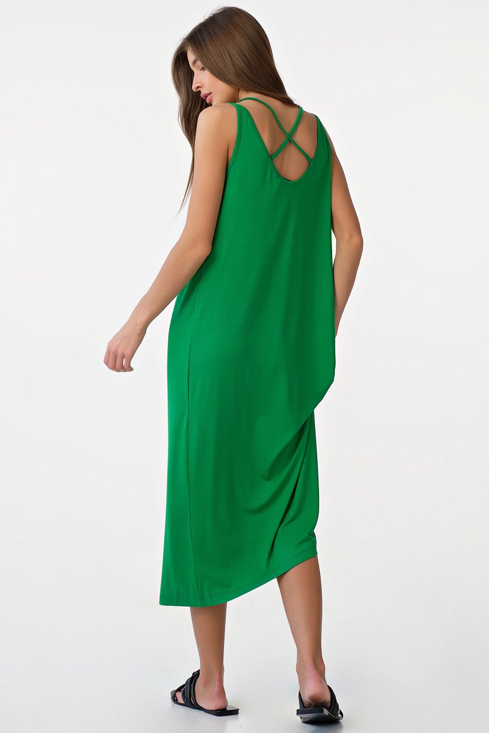 Платье 8177-15 зеленый   Fly арт.8177-15 оптом_фото2