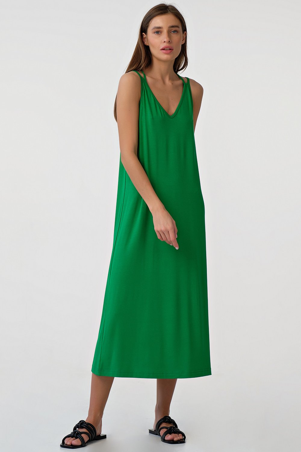 Платье 8177-15 зеленый   Fly арт.8177-15 оптом_фото4