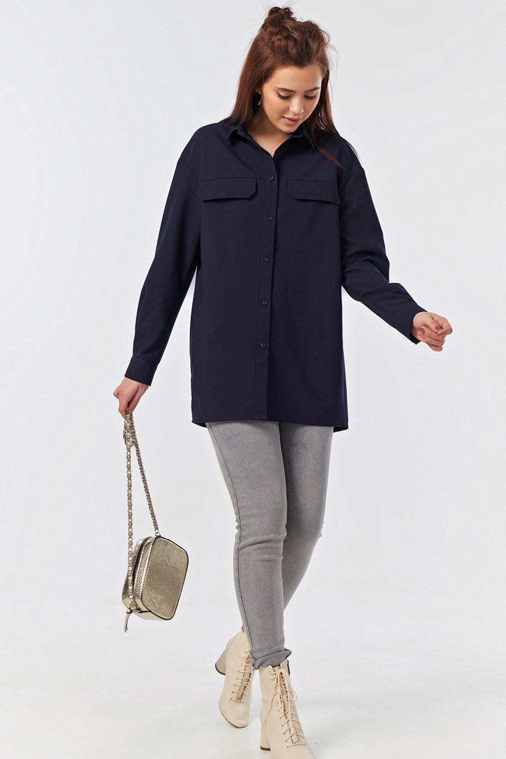 Рубашка 2114-08 Fly арт.2114-08 оптом_фото4