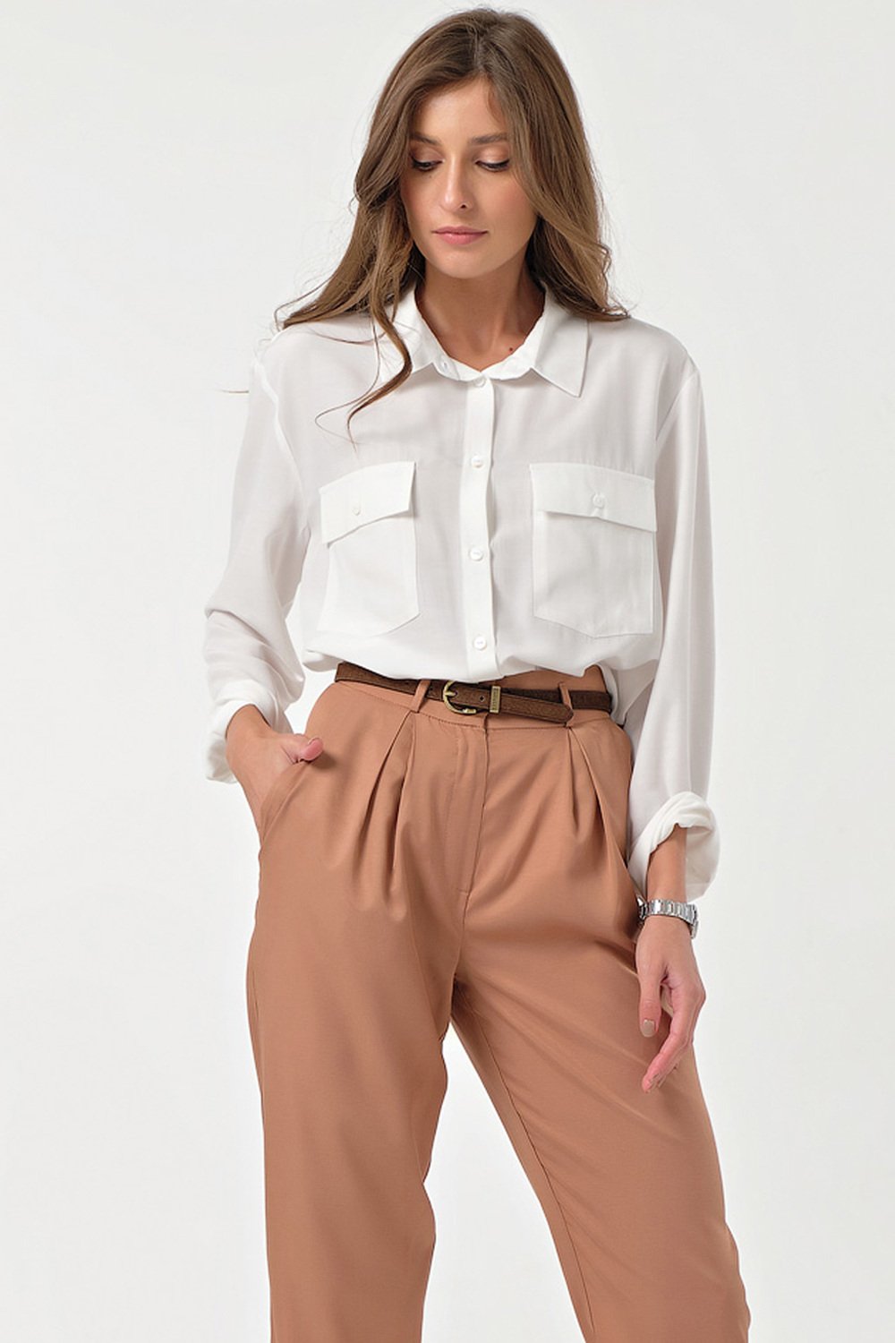 Рубашка 2118-02 Fly арт.2118-02 оптом_фото3