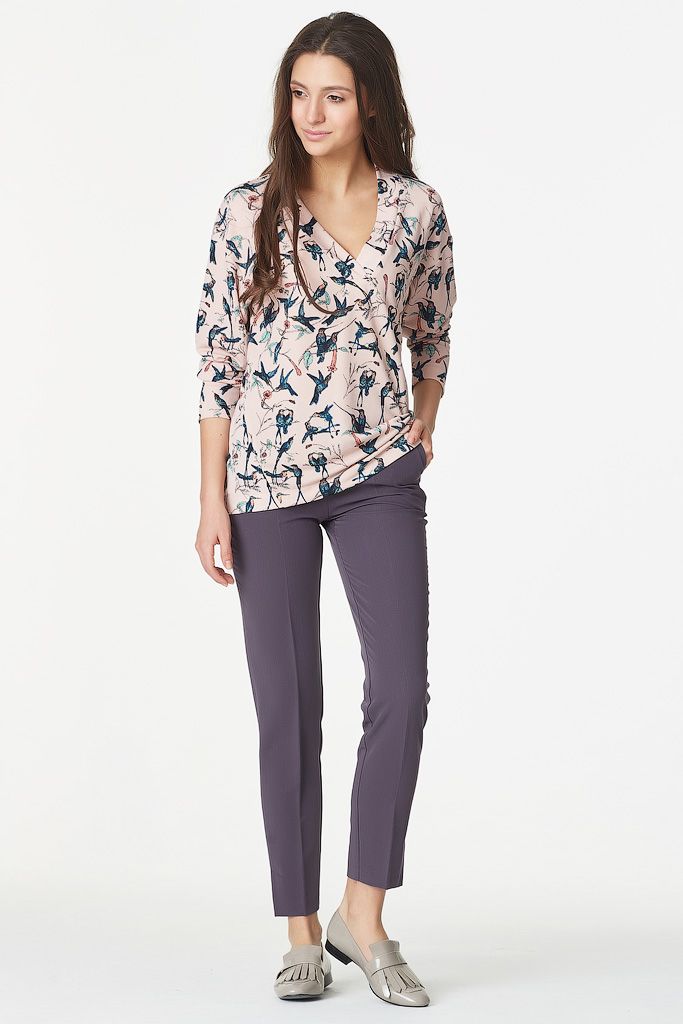 Брюки 463-11 серый  Fly арт.463-11 оптом_фото1