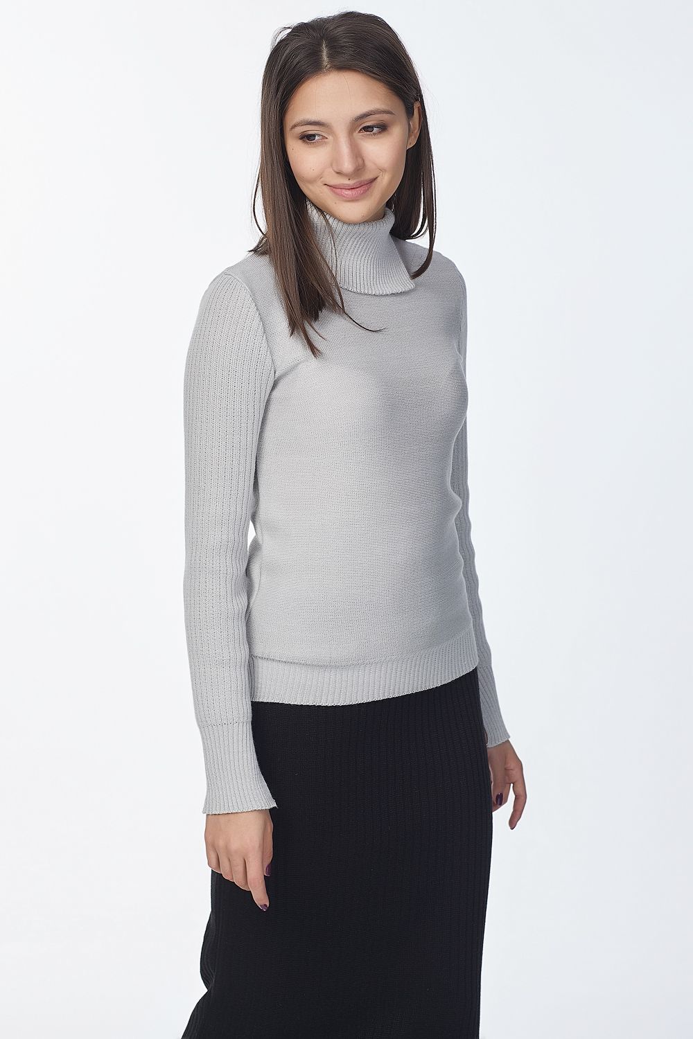 Водолазка 9217-11 светло-серый  Fly арт.9217-11 оптом_фото3