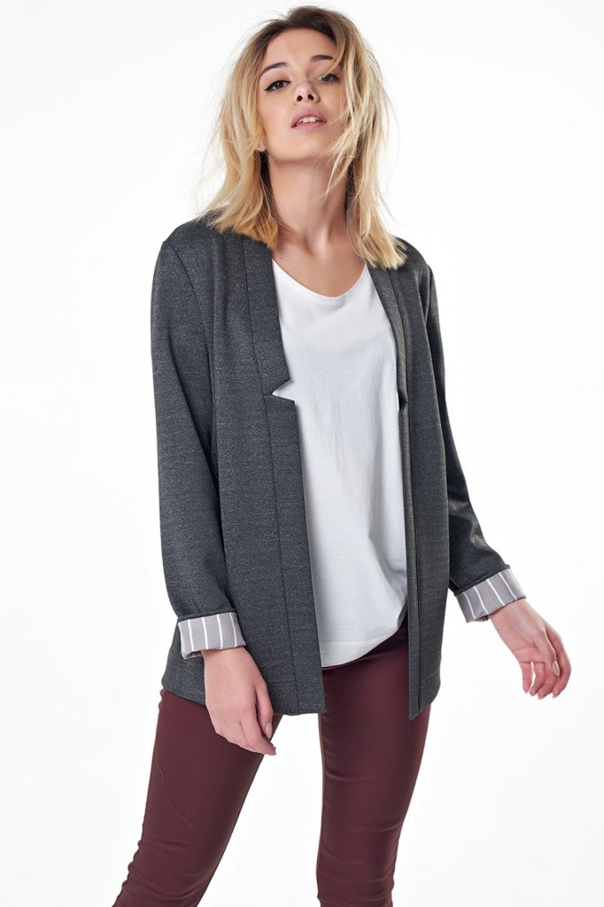 Жакет 333-11 антрацит меланж  Fly арт.333-11 оптом_фото1