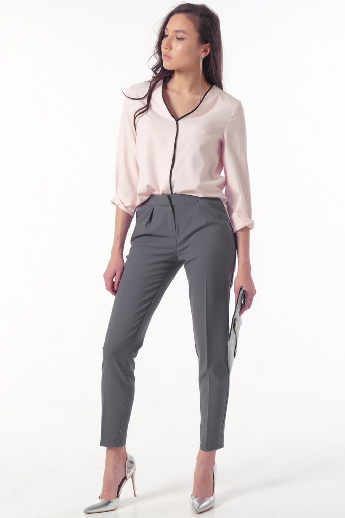 Брюки 464.1-11 серый  Fly арт.464.1-11 оптом_фото1