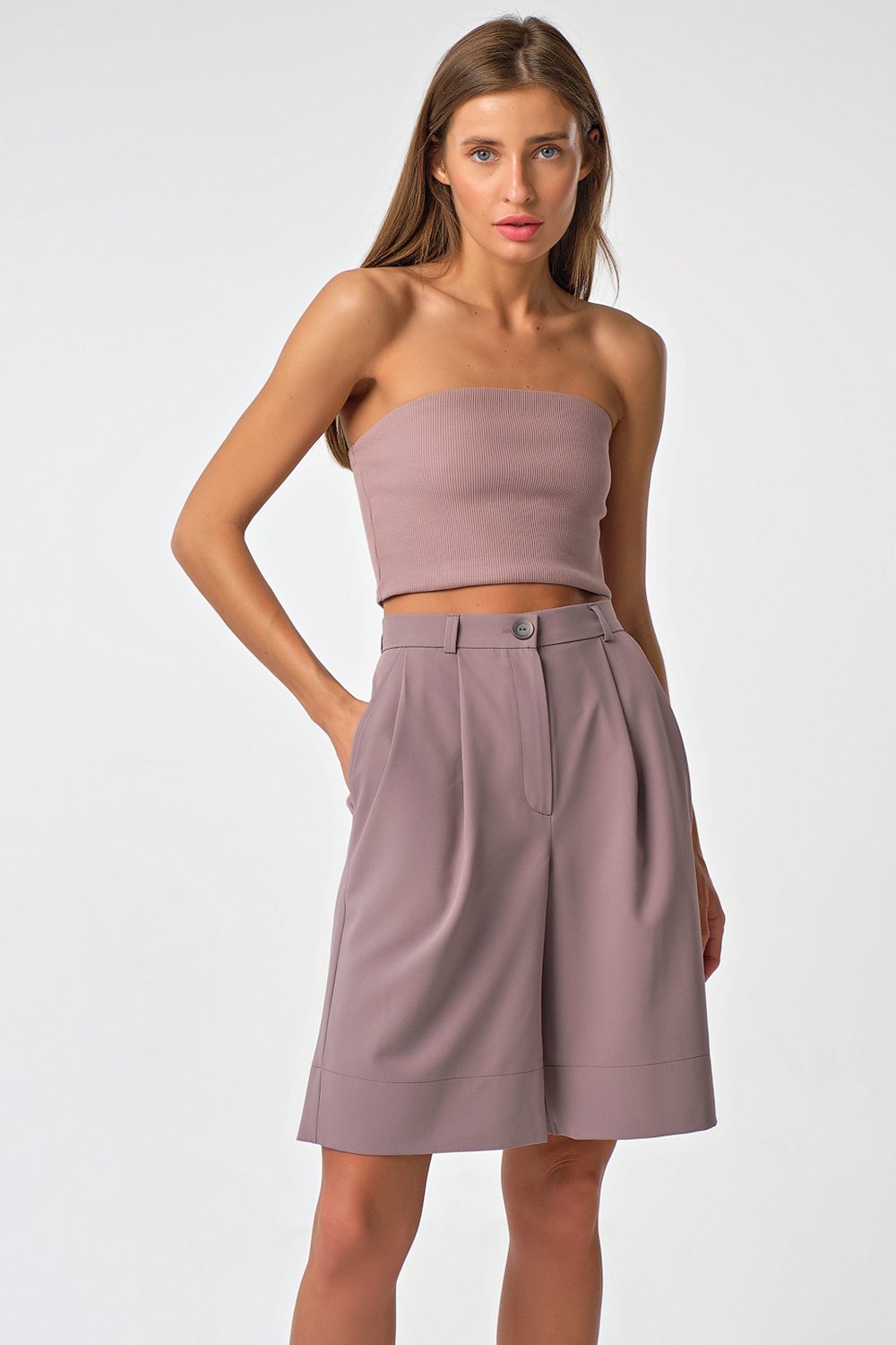 Шорты 4160-06 мокко  Fly арт.4160-06 оптом_фото3