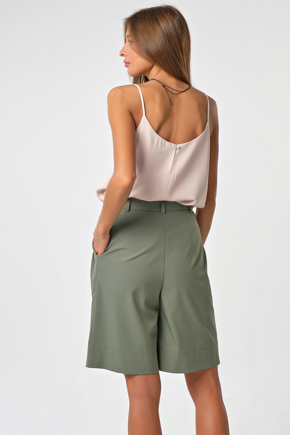 Шорты 4160-15-01 хаки  Fly арт.4160-15-01 оптом_фото2