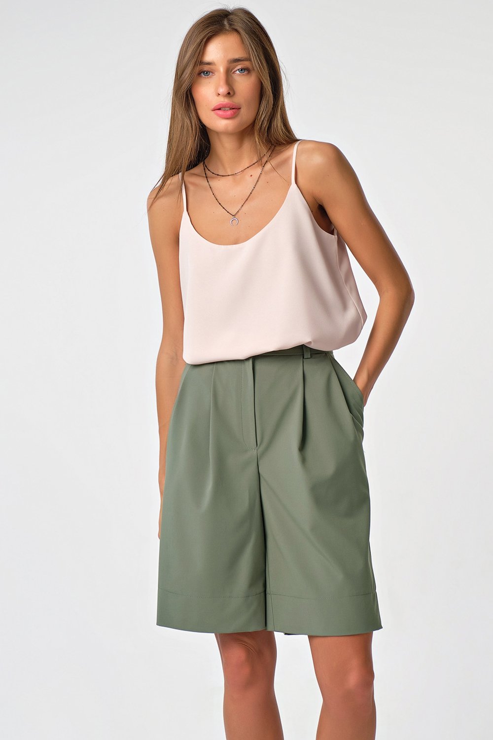 Шорты 4160-15-01 хаки  Fly арт.4160-15-01 оптом_фото3