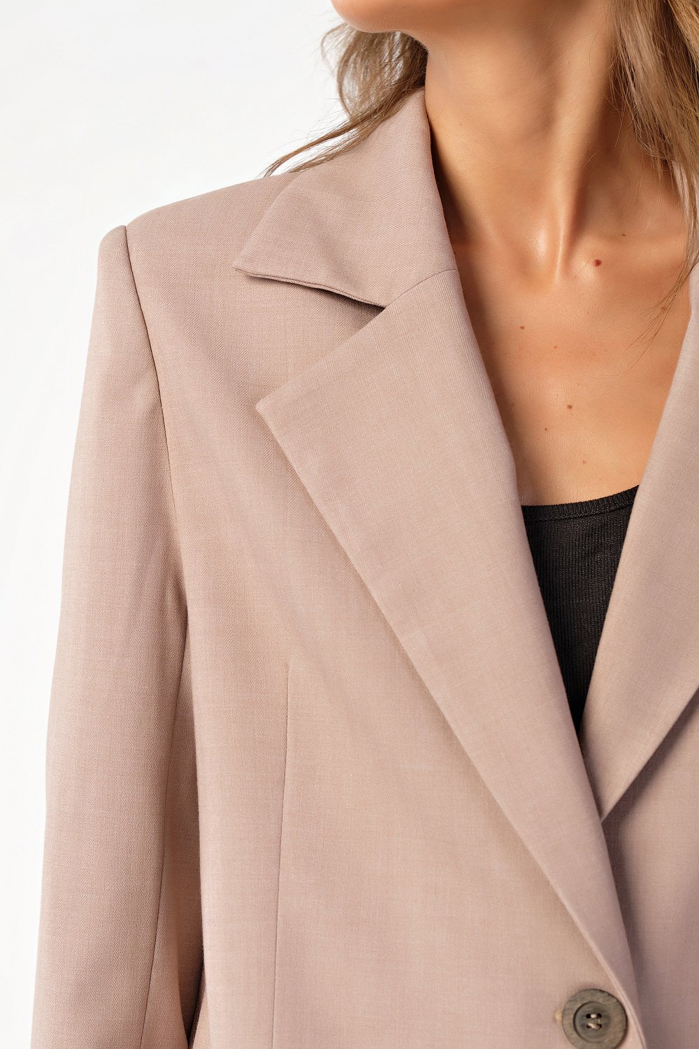 Костюм (жакет и брюки) 4170-07 бежевый  Fly арт.4170-07 оптом_фото9