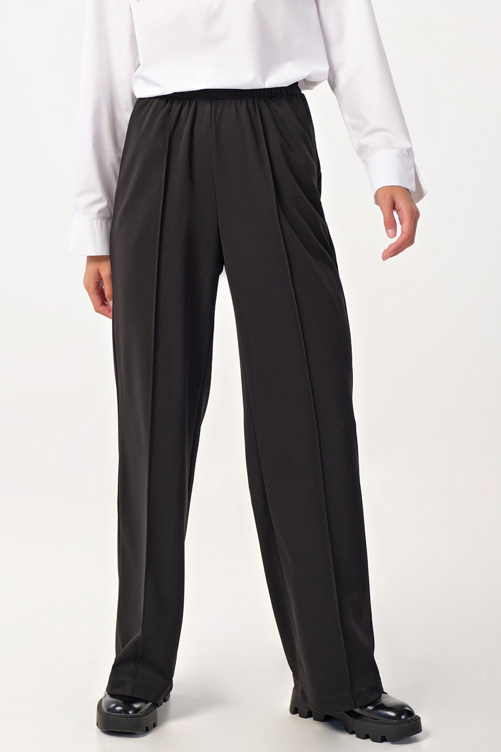 Брюки 4167-01 черный  Fly арт.4167-01 оптом_фото3