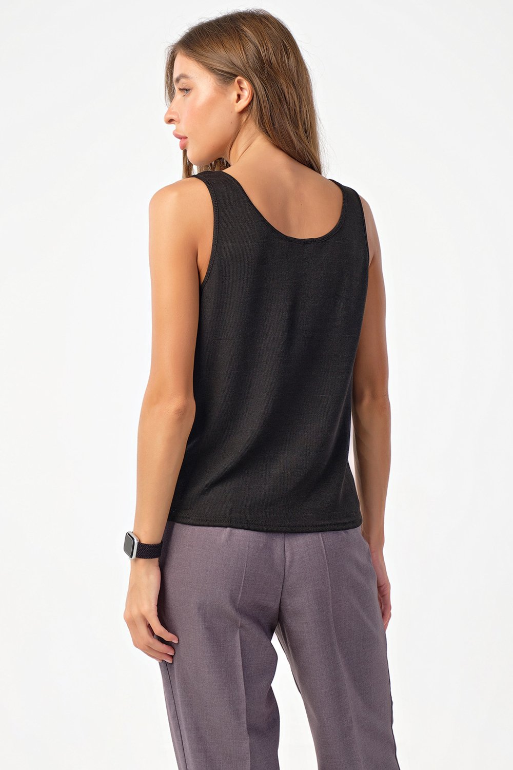 Топ 5109-01 черный  Fly арт.5109-01 оптом_фото2