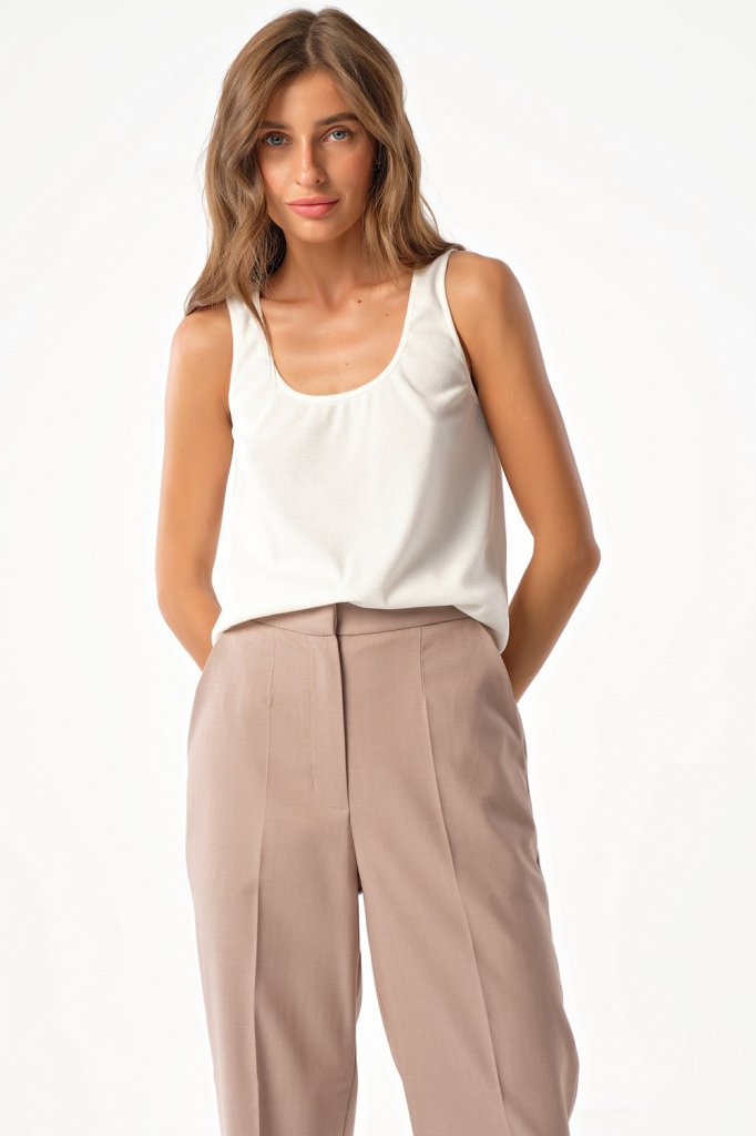 Топ 5109-02 белый  Fly арт.5109-02 оптом_фото1