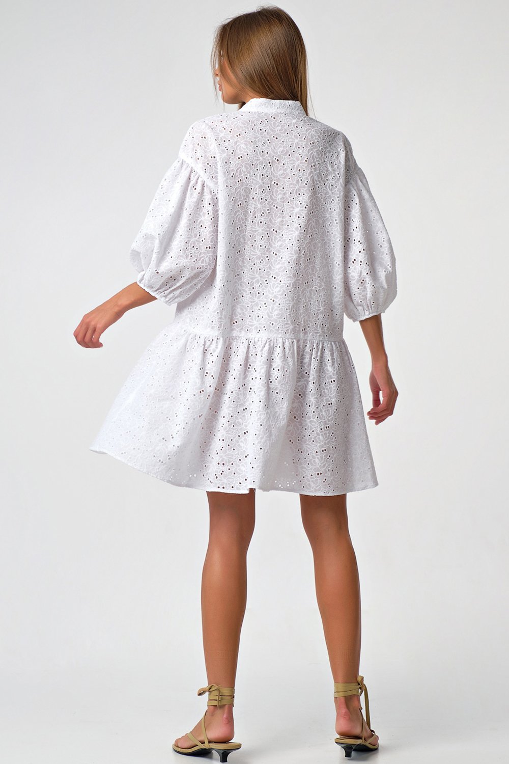 Платье 8178-02-01 белый   Fly арт.8178-02-01 оптом_фото2