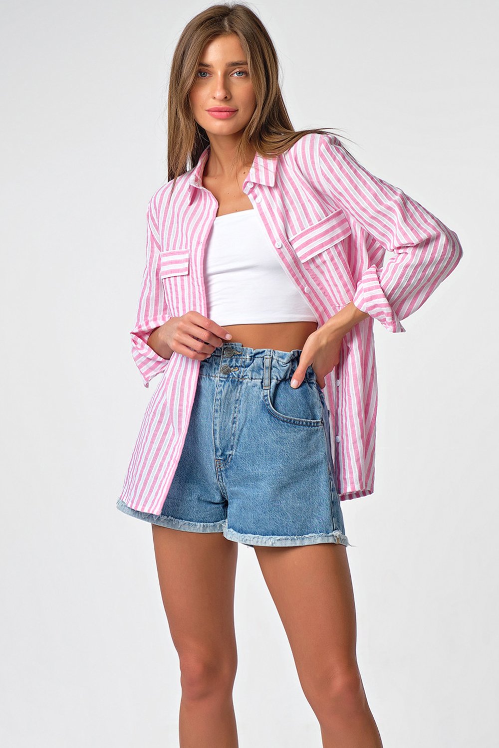 Рубашка 2116-04 Fly арт.2116-04 оптом_фото3