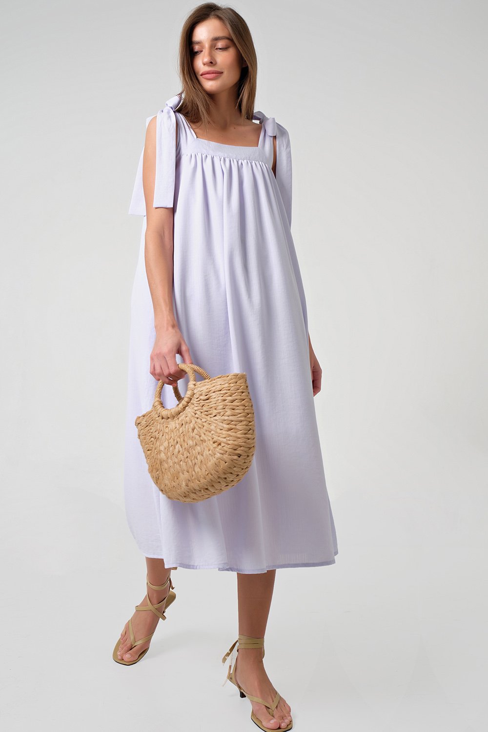 Платье 8172-09 бледно-сиреневый  Fly арт.8172-09 оптом_фото4