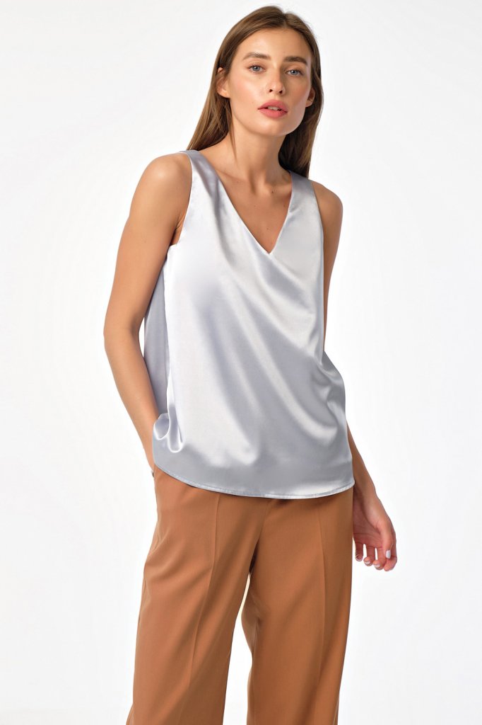 Топ 2132-11 жемчужно-серый  Fly арт.2132-11 оптом_фото1