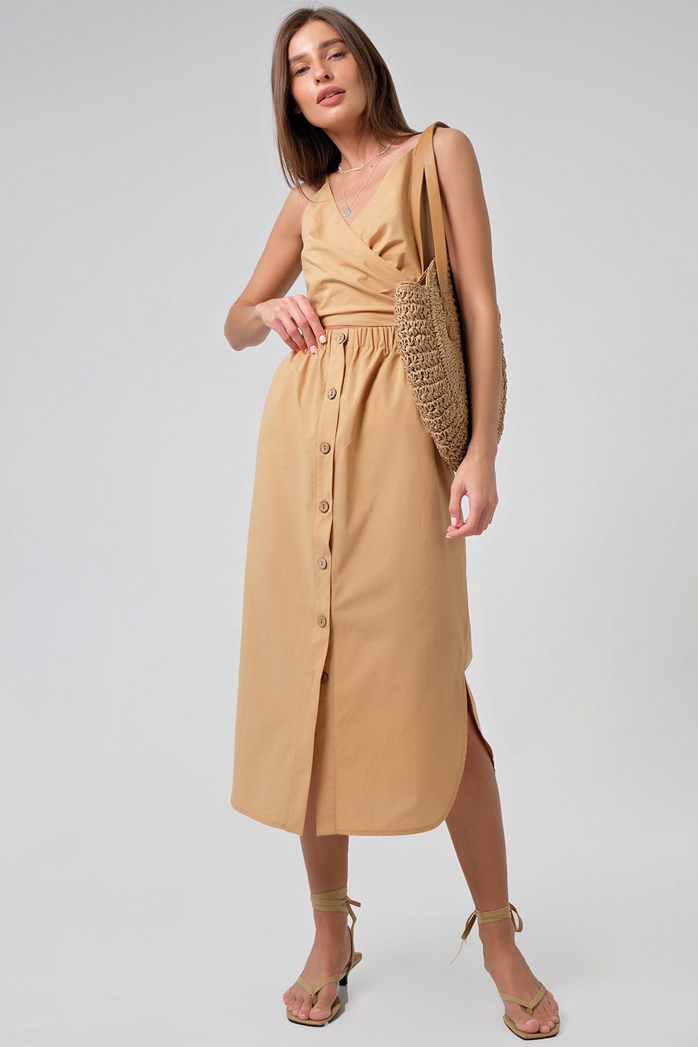 Платье 8171-06 песочный   Fly арт.8171-06 оптом_фото3