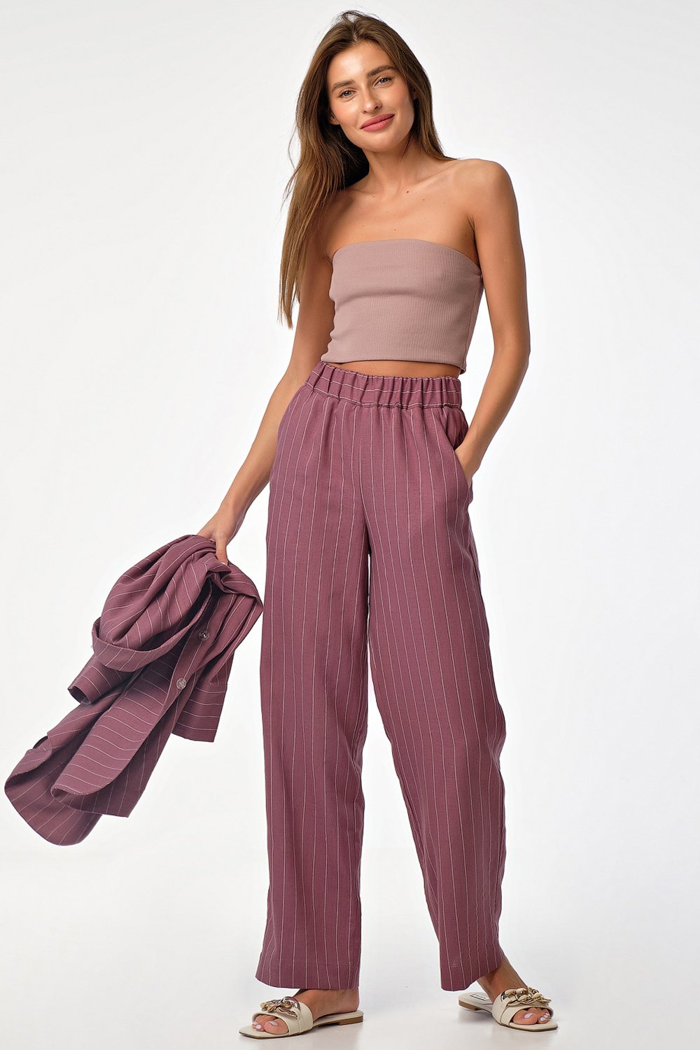 Топ 5108-07 бежевый  Fly арт.5108-07 оптом_фото5